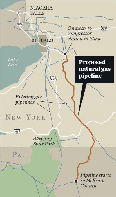 Same National Fuel pipeline project, different ruling on eminent domain